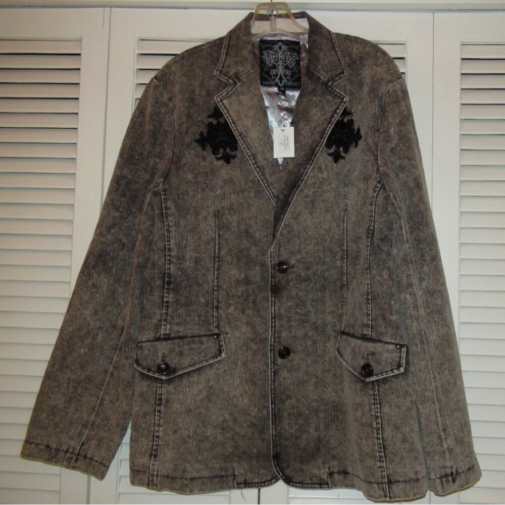 Roar Embroidered Blazer Jacket